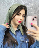 مینی اسکارف کوپرا روسری قواره کوچک جنس کوپرا