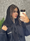 روسری مشکی درختی قواره ۱۰۰ ، روسری سبک محرمی